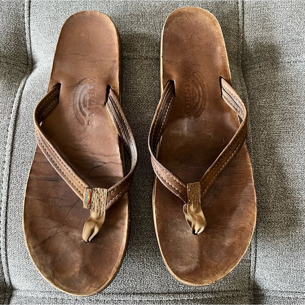 Rainbow Luxury Leather Single Layer Arch Support w/ 1/2” Strap